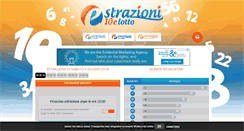 Desktop Screenshot of estrazioni10elotto.it